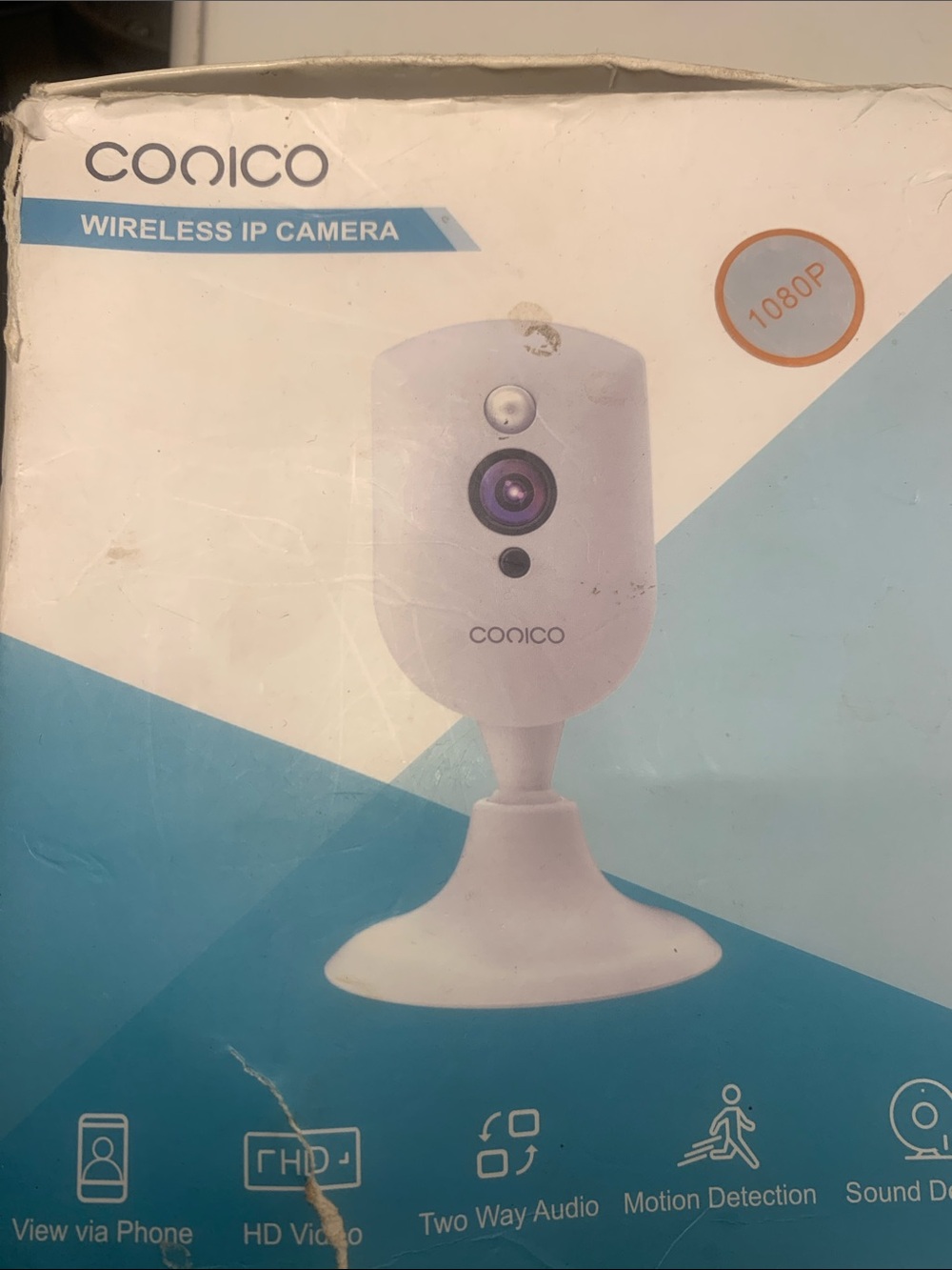 adidas White Wireless IP Camera